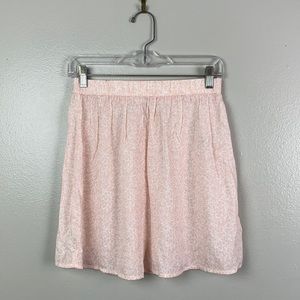 Abound | Mini Moo Pink White Skirt S